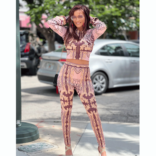 Two piece vintage sales outfit