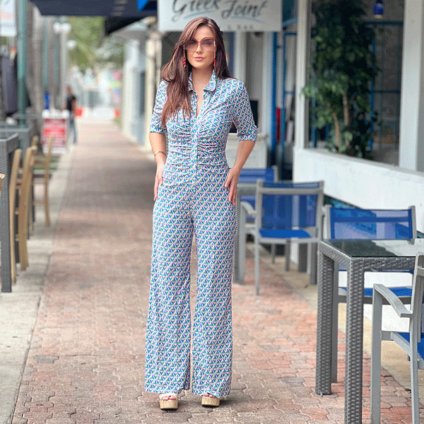 RETRO VINTAGE STYLE JUMPSUIT BODYSUIT summer two piece outfit GREEN